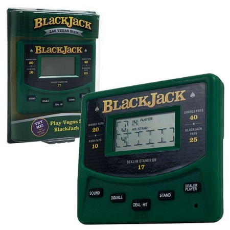 Electronic Handheld Las Vegas Style Blackjack Game, Game turns itself off after sitting idle for 2 minutes By Trademark (Best Handheld Blackjack Game)