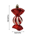 thumbnail image 3 of Tepsmf Christmas Hanging Ornaments Santa Snowman Candy Cane Tree Pendants Festive Decor for Indoor Xmas Party Holiday Scene Decoration, 3 of 6