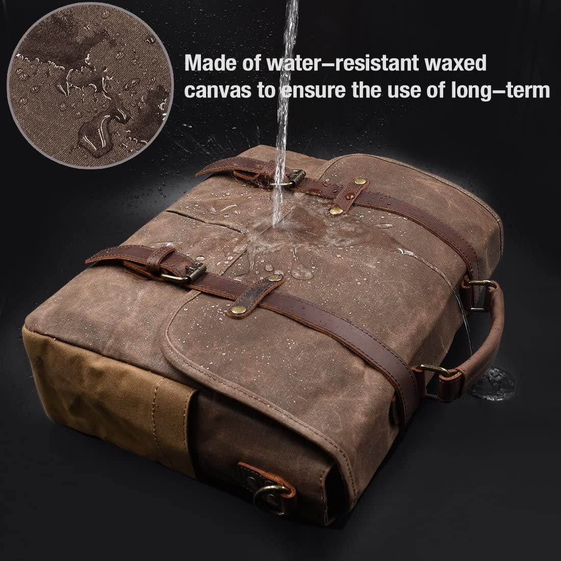 canvas briefcase mens