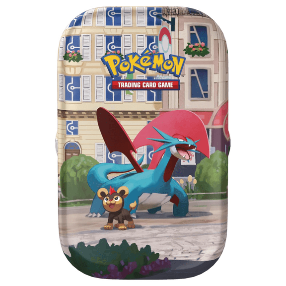 Pokemon Trading Card Game Lumiose City Mini Tin Featuring Salamence and Litleo with 2 Booster Packs