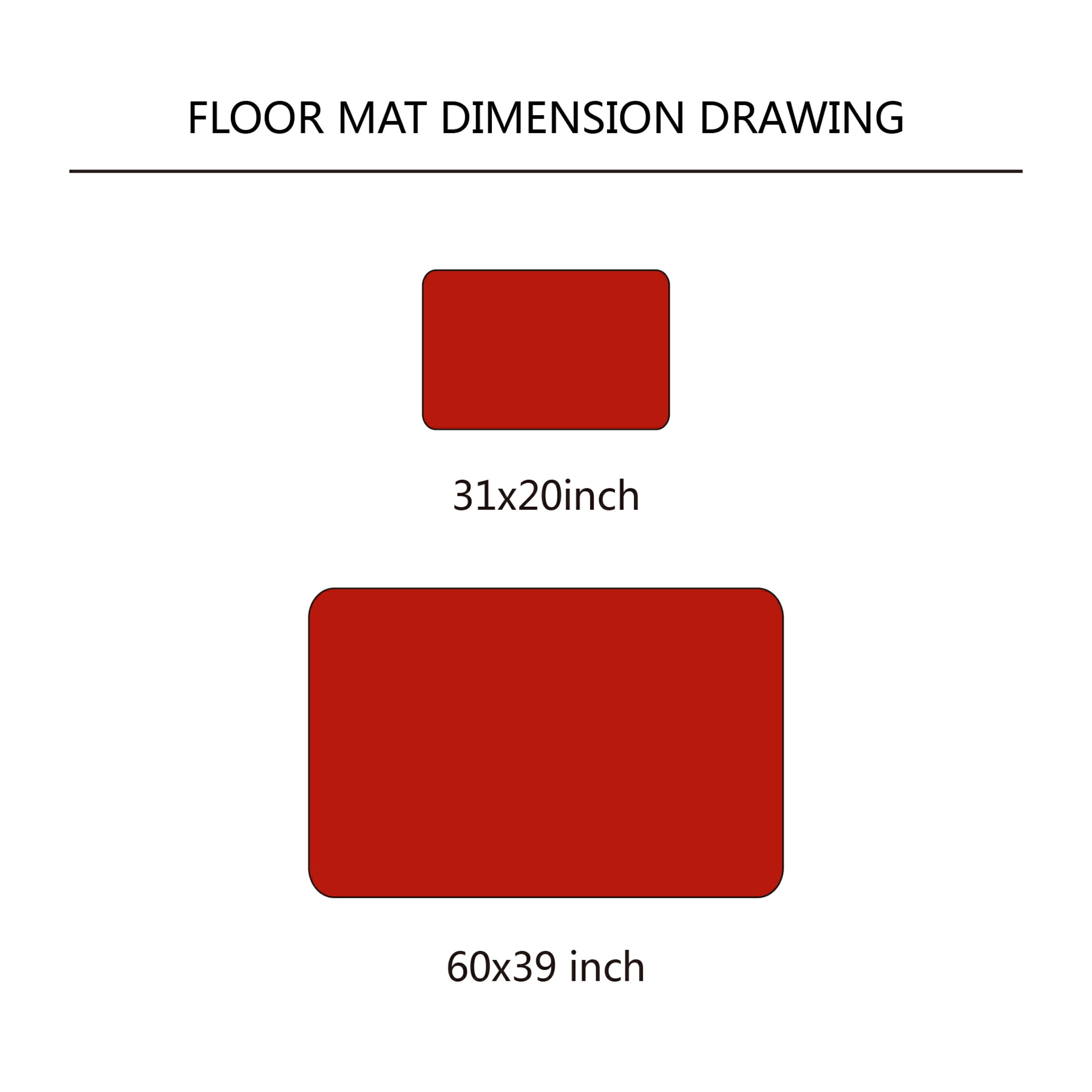 WOBOGO Mahjong Background Carpet Non-Slip Rugs Soft Doormat 60×39in Living Dining Room Bedroom Decorative