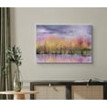 thumbnail image 2 of wall26 Canvas Wall Art Blossom Trees with Brown Leaves Near a Lake in Spring Time Landscape Forest Oil Painting Impressionism Scenic Expressive for Living Room, Bedroom, Office - 16x24 inches, 2 of 4