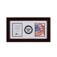 thumbnail image 2 of Allied Frame US Navy Medallion Double Picture Frame - Two 4 x 6 Photo Openings, 2 of 4