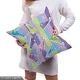 thumbnail image 4 of Ambesonne Retro Fabric by the Yard Upholstery, Sneakers Stripes Youth, 5 Yards, Multicolor, 4 of 4
