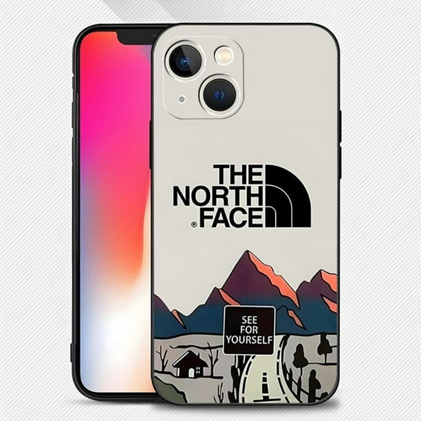 Funda de teléfono de lujo n-norths Snow Mountain f-face para IPhone 14 Pro Max 13 11 12 Mini Samsung S23 Ultra S22 S21 Plus 52 Fivean unisex
