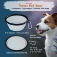 thumbnail image 5 of Pet Grooming Gloves with Pet Bowl - Dogs Cats Horses Grooming  Deshedding  Massage Hair Remover Mitts, 5 of 7