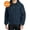 Navy, variant on Men’s Duck Cloth Hooded Work Jacket. J763H., Charcoal, XS, Mens Coats and Jackets