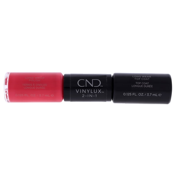 Esmalte de uñas VInylux 2 en 1 de larga duración, tono 122 Lobster Roll de CND para mujer, 0,25 oz CND CND VInylux 2-In-1 Long Wear - 122 Lobster Roll Polish Esmalte de uñas Dama 0.125oz