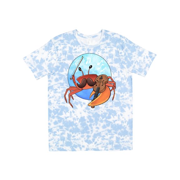 Inktastic Fun Fiddler Crab with Violin and Mustache T-Shirt