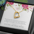 thumbnail image 5 of To Sister Protected by Angel Forever Necklace w Message Card, 5 of 20