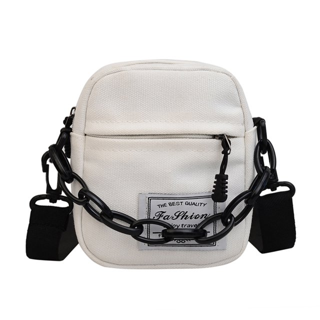 Bolso bandolera de lona versátil para mujer mini bolso cruzado bolso elegante para chica