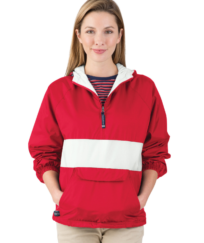 Charles River Adult Classic Striped Pullover in Red/White XXL | 9908 - image 2 of 2