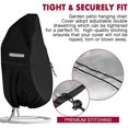 thumbnail image 2 of Cubierta Para Silla Colgante Para Patio Exterior Uv-Anti Tela Oxford Doble Capa Cubierta Impermeable Para Silla A Prueba De Viento Cubierta Para Silla De Huevo Para Columpio De Jardín Muyoka Hogar, 2 of 7
