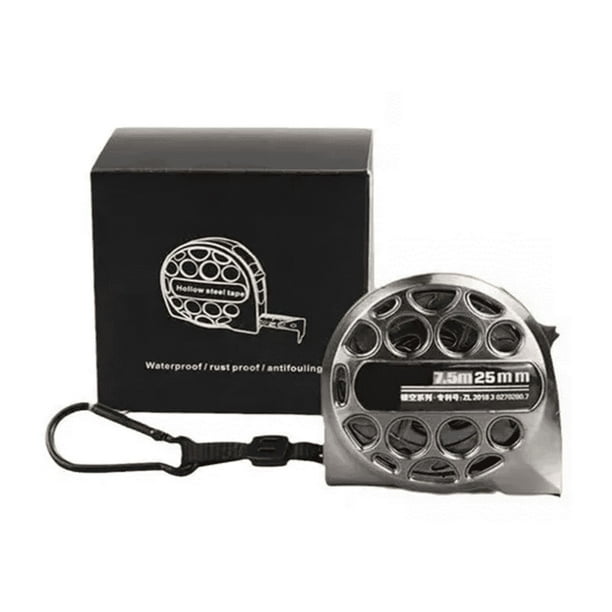 Regla Métrica Retráctil Anticorrosión BLOOSOM Acero Inoxidable 25mm plata