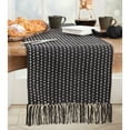 thumbnail image 2 of Saro Lifestyle Stitched Fringe Table Runner, 2 of 3