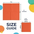 thumbnail image 4 of Orange Beverage Napkins - 50 Ct., 4 of 8