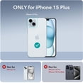 thumbnail image 2 of Pour iPhone 16 Pro Max Case, Contrôle de Caméra Compatible avec MagSafe, Étui de Protection de Qualité Militaire, Étui de Téléphone avec Support Intégré, Étui Arrière Résistante aux Rayures, Série Classique, Transparent, Beige Clair, 2 of 5