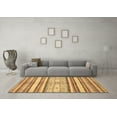 thumbnail image 3 of Ahgly Company Indoor Rectangle Abstract Brown Modern Area Rugs, 5' x 7', 3 of 4