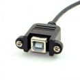 thumbnail image 7 of Chenyang CY USB 2.0 B Type Male to Female Printer Scanner Hard Disk Extension Cable with Screws for Panel Mount 50cm Cable, 7 of 7
