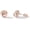 Rose Gold Plain, variant on 14K Gold Plated 925 Sterling Silver Post Love Knot Stud Earrings | Gold Earrings for Women