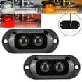 thumbnail image 2 of Yimiti 2Pcs 2Led Side Marker Clearance Lights Waterproof For Boat Trailer Truck Rv-White Light, 2 of 8