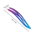 thumbnail image 2 of Unique Bargains 1 Pc Reusable Eyebrow Tweezer for Bathroom Travel Hotel Blue Purple Stainless Steel, 2 of 4
