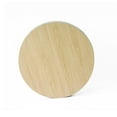 thumbnail image 4 of Benjara Mesy Storage Ottoman- 30" Round Lift Tray Top- Light Gray Woven, 4 of 5