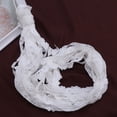 thumbnail image 1 of unbranded Lace Fabric White Flower Border Design for Clothing Decoration and Wedding Dress Applique, 1 of 8