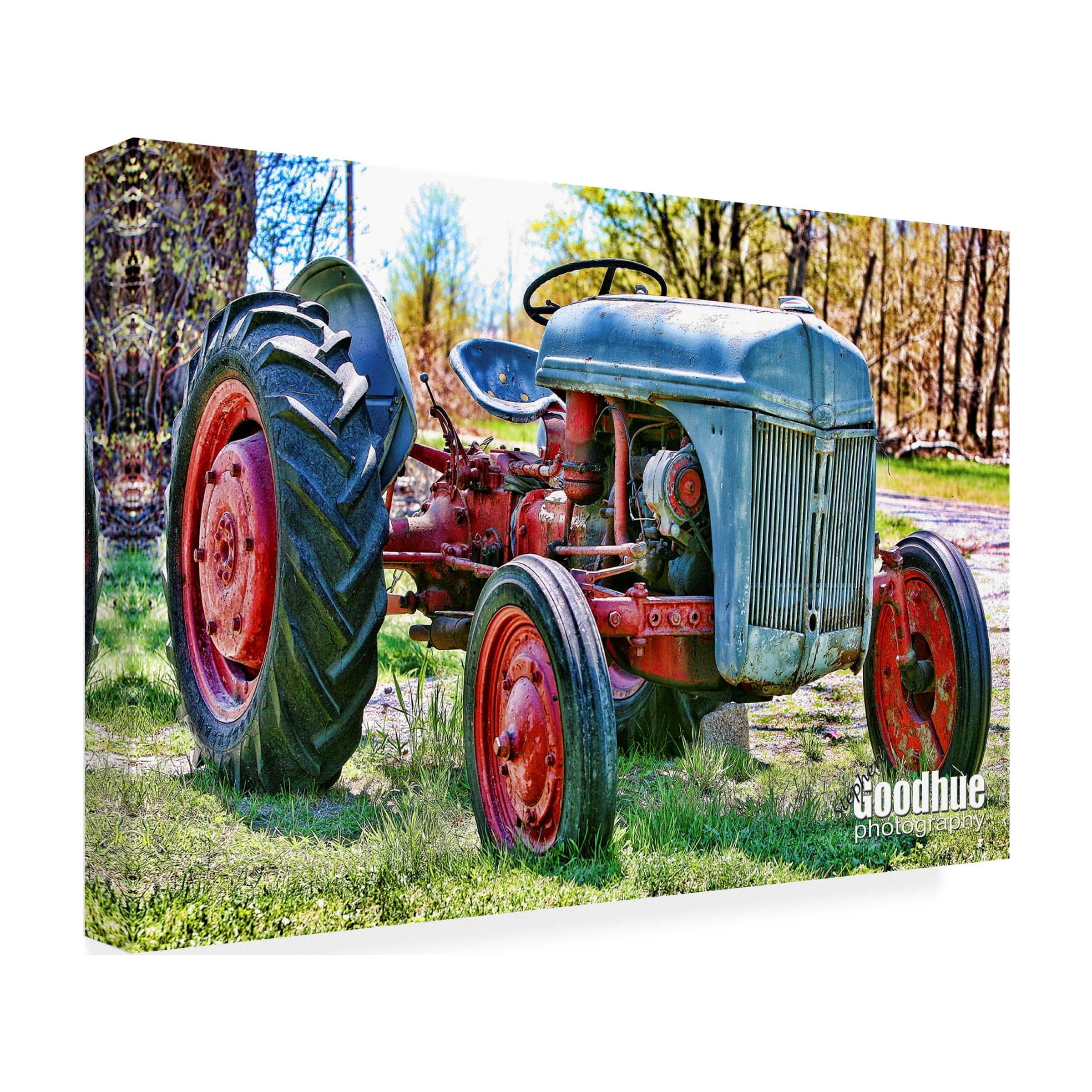 Stephen Goodhue 'Tractor' Canvas Art