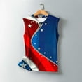 thumbnail image 5 of Summer Cleans 4Th Of July Patriotic Tank Tops For Women America Land Of The Free Shirt American Flag Printed Camisole Round Neck Tee Sleeveless Shirts Comfort Casual Holiday Beach Blouses, 5 of 5
