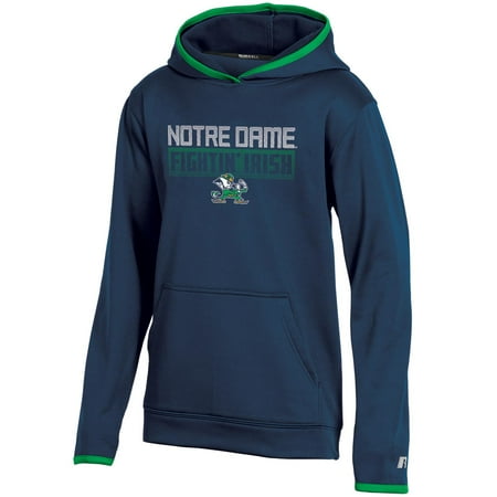 Youth Russell Navy Notre Dame Fighting Irish Pullover Hoodie