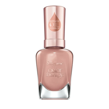 Sally Hansen Color Therapy Nail Color, Blushed Petal, 0.5 oz, Color Nail Polish, Nail Polish, Nail Polish Colors, Restorative, Argan Oil Formula, Instantly Moisturizes