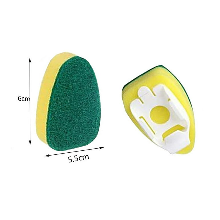Christmas decorations Brush Head Dishwashing 4 Cleaning For Kitchen  Replacement Sponge Stick Piece Kitchen，Dining & Bar fall decorations for  home 