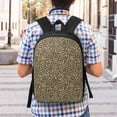 thumbnail image 5 of Salouo Leopard1 Print Travel Laptop Backpack,17Inch Casual Bag with Side Pockets for Men & Women Stylish Daypack for Weekender/Business/Hiking-One Size, 5 of 6