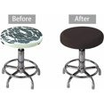 thumbnail image 3 of STTOAY Round Bar Stool Seat Covers Washable Stool Cushion Slipcover Elastic Bar Chair Covers, Chocolate, 3 of 6
