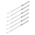 thumbnail image 4 of Stainless Steel Telescopic Fruit Forks Set of 6, Extendable Long Handle Forks for Seafood, Appetizers, Desserts & BBQ, Kitchen Utensils, Portable Serving Forks, 4 of 7