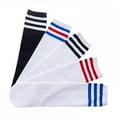 thumbnail image 3 of Kids Toddler Soccer Socks Knee High Tube Socks Three Stripes Cotton Cute Sport Stocking for Boys Girls, 3 of 3
