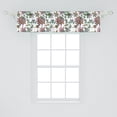 thumbnail image 2 of Ambesonne Flower Window Valance, Vintage Floral Ornaments, 54" X 12", Multicolor, 2 of 3