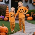 thumbnail image 4 of Halloween Pumpkin Print Pajama Set for Women, Long Sleeve Top and Pants, Soft Sleepwear Loungewear, Cozy Fall Nightwear, 4 of 4