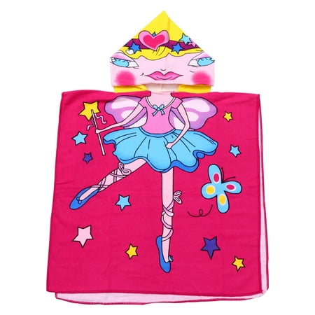 

1pc Creative Cartoon Bathrobe Hooded Breathable Bath Towel for Kids Children