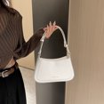 thumbnail image 4 of Bolso de media luna para mujer bolso de media luna con correa ajustable bolso pequeño para axila bolso de viaje, 4 of 9
