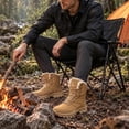 thumbnail image 2 of MeMoride Men's Winter Snow Boots Water Non Slip Warm Outdoor Boots Lightweight Comfortable Durable Hiking Shoes, 2 of 7