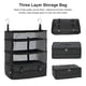 thumbnail image 4 of Eigraketly Bolsa de malla de almacenamiento al aire libre plegable portátil 3 capas puerta 2 ganchos cremallera bolsillo colgante pesca Camping carpas, 4 of 6