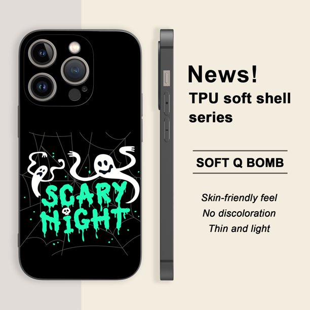 Destaca entre la multitud con una exclusiva funda de goma de TPU con diseño de dibujos animados para iPhone