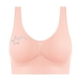 thumbnail image 2 of Penkiiy Ultra Comfort Breathable Wireless Seamless Bra for Women - T-Shirt Bra with Rhinestone Design, 2 of 5