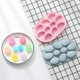 thumbnail image 6 of CoreLiving Easter Bunny Chocolate Mold - Food Grade Silicone Mold Set for Baking Candy Soap with Rabbit Egg Design DIY Craft Supplies, 10 Cavities Mold, 6 of 7