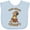 AE-Light Blue, variant on Inktastic Nuts About Grampy Boys or Girls Baby Bib