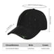 thumbnail image 2 of Fotbe Black Marble Gorro Clásico de Béisbol, Gorra Ajustable con Broche Snapback, Gorro de Exterior de Algodón Suave, 2 of 6