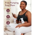 thumbnail image 2 of Momcozy Breast Pump Bra (Black/ Beige) Hands Free Pumping and Nursing Bra for Most Breast Pumps Large, 2 of 7