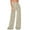 Gold, variant on Womens Casual Pants Bright High Waist Draped Zipper Wide Leg Flare Pants for Party Slacks for Women Gold L